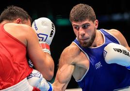 Jalidov, en un combate del Mundial.