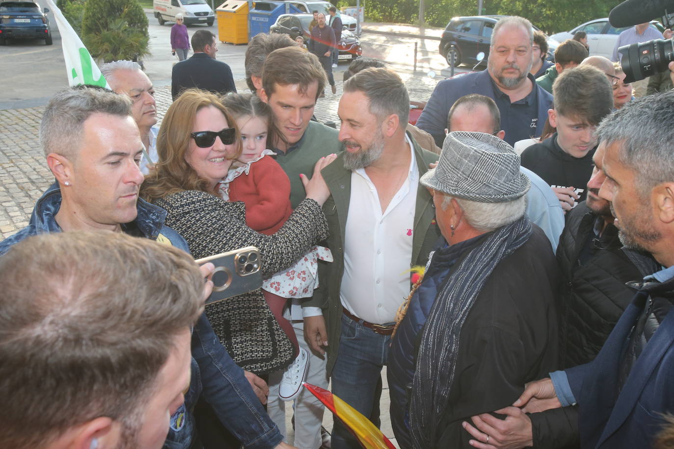 Las imágenes de Abascal en Logroño