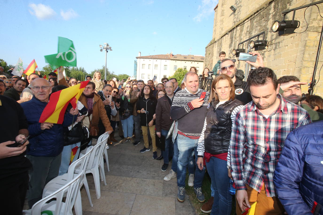 Las imágenes de Abascal en Logroño