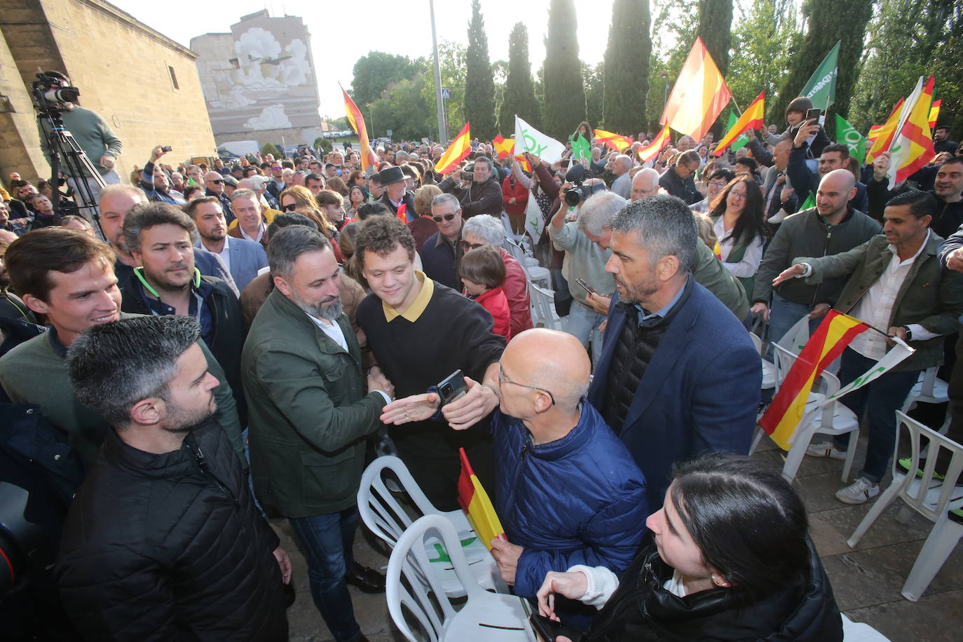 Las imágenes de Abascal en Logroño