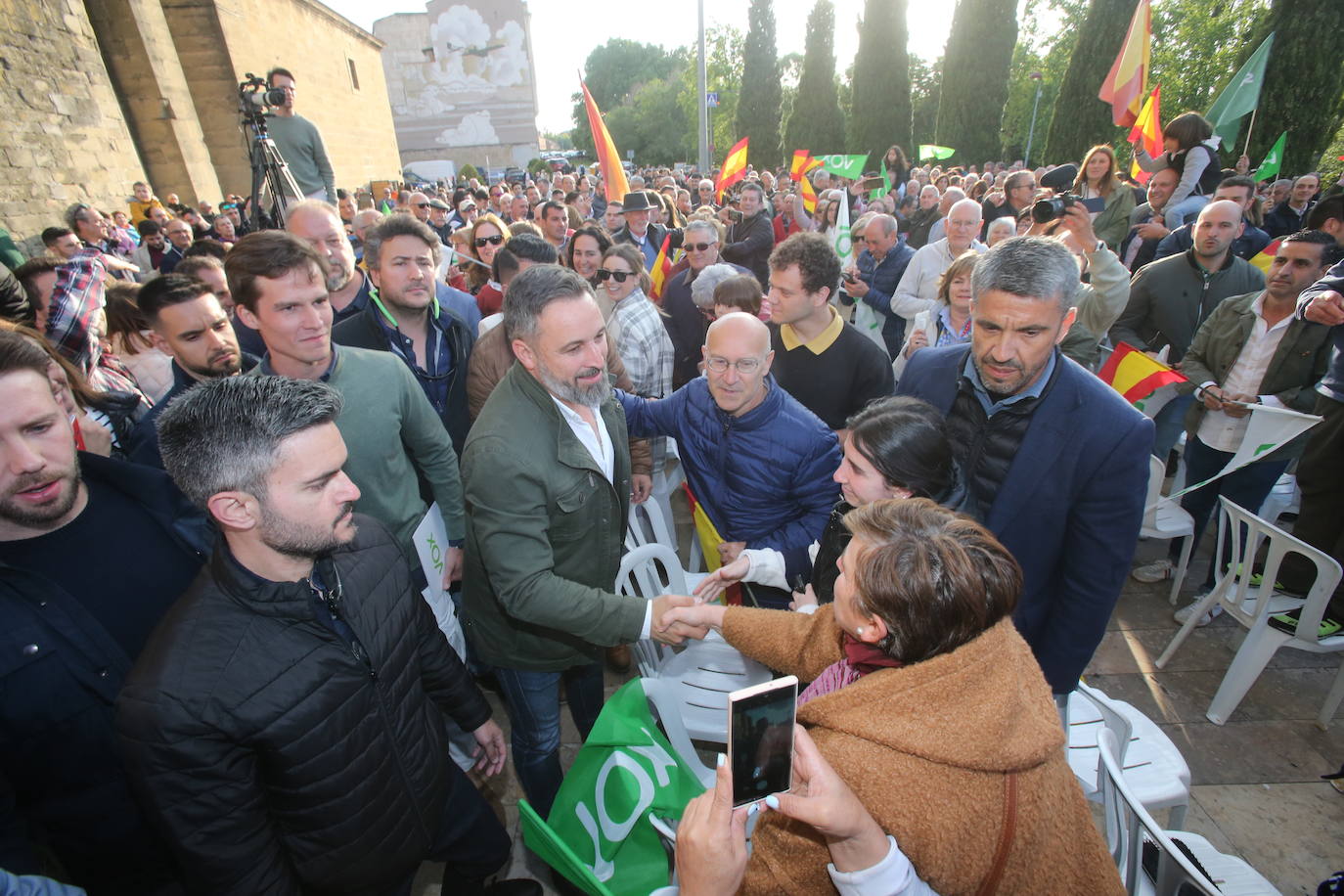 Las imágenes de Abascal en Logroño