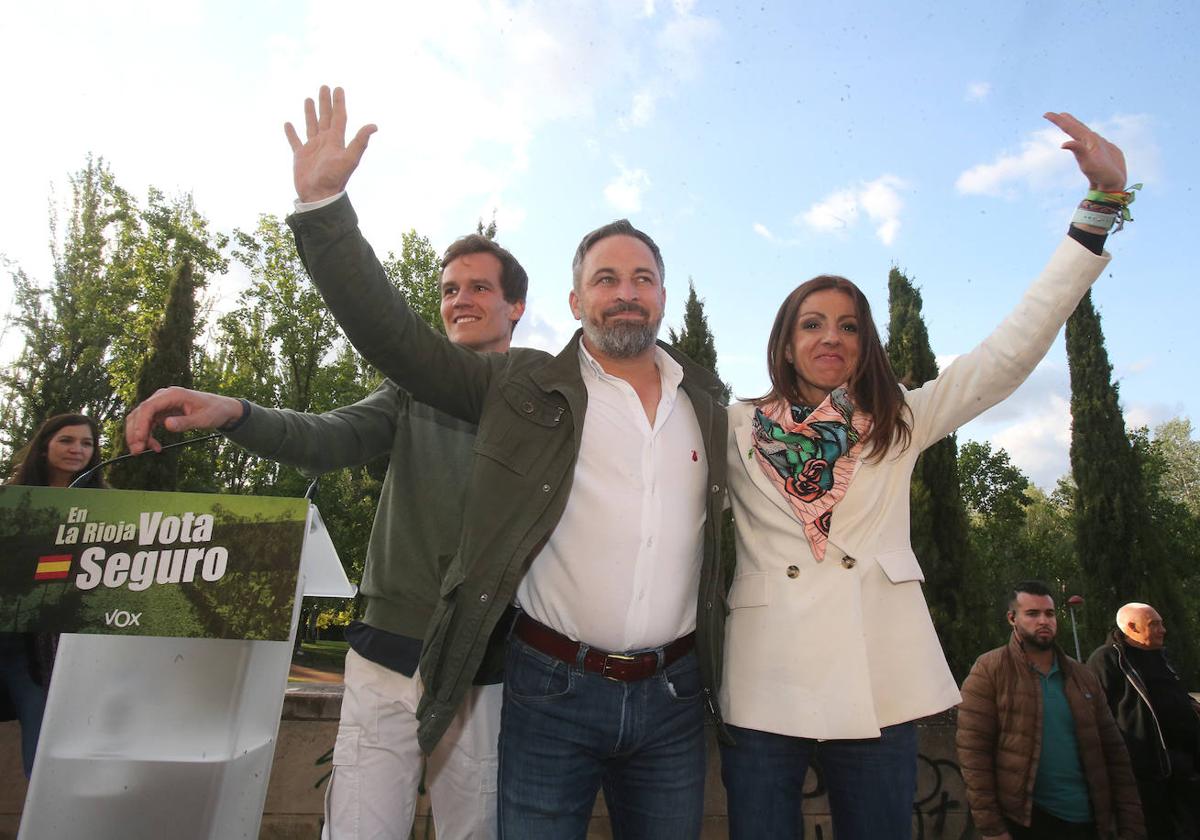 Las imágenes de Abascal en Logroño