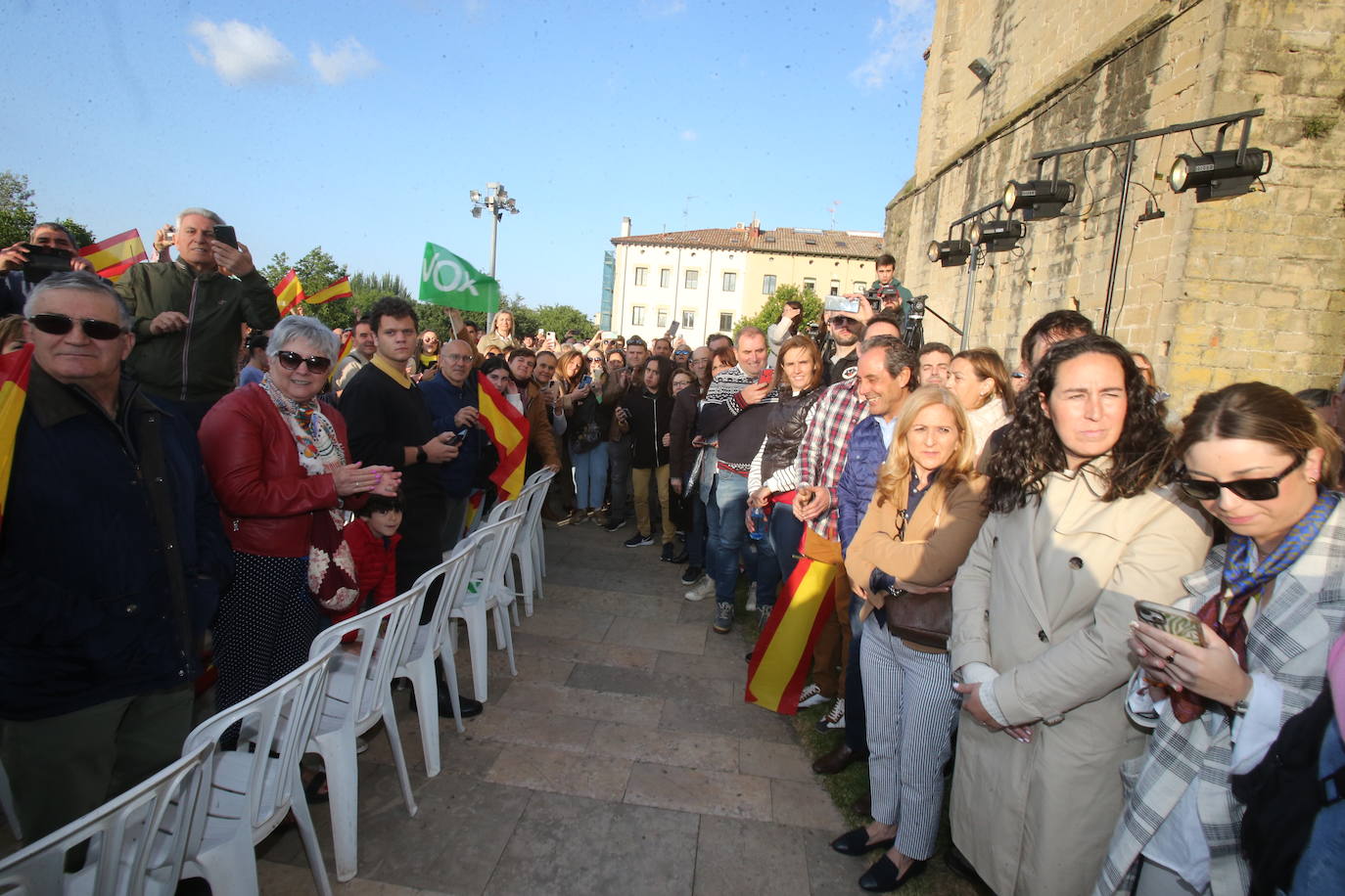 Las imágenes de Abascal en Logroño