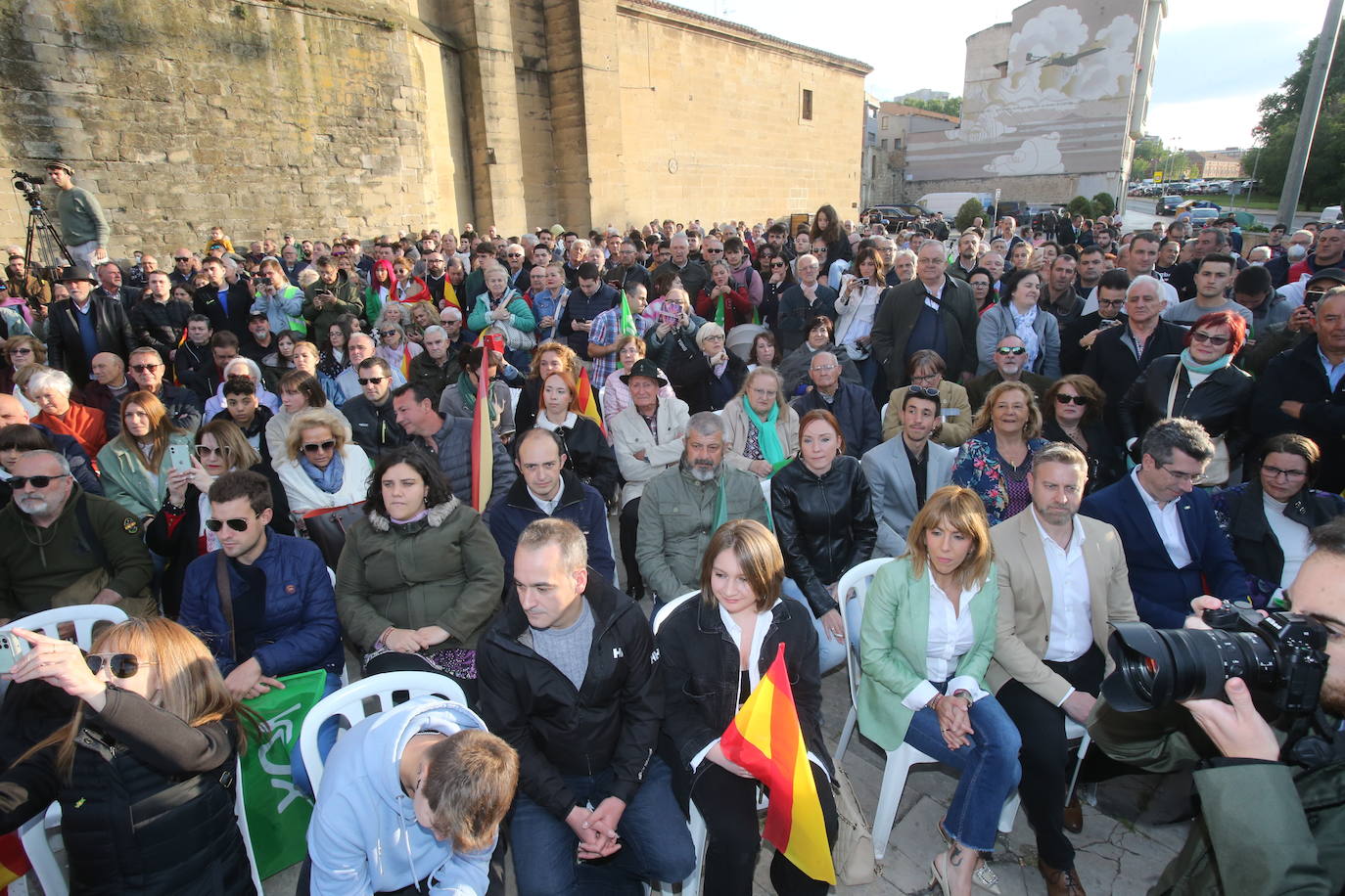 Las imágenes de Abascal en Logroño