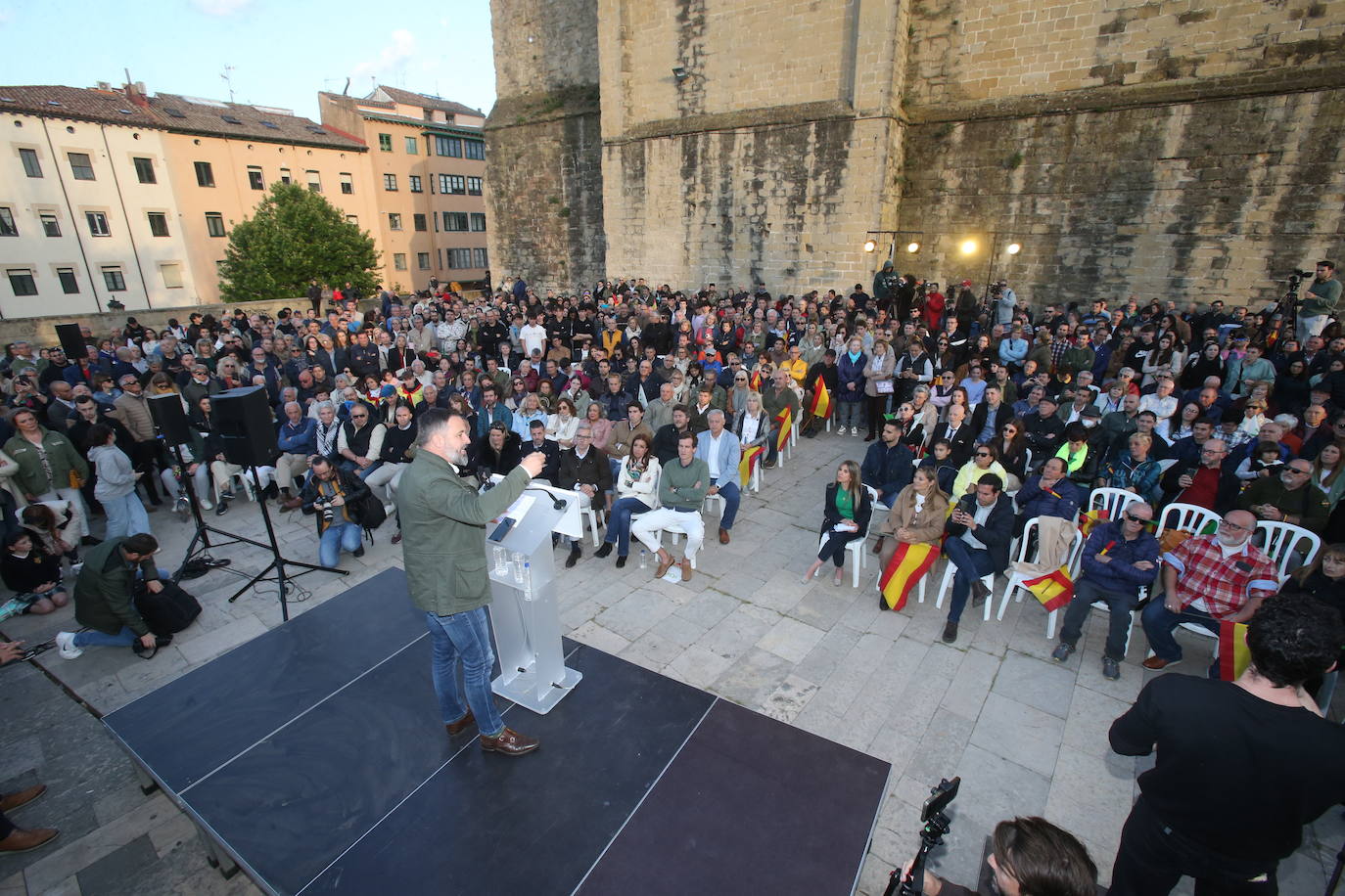 Las imágenes de Abascal en Logroño