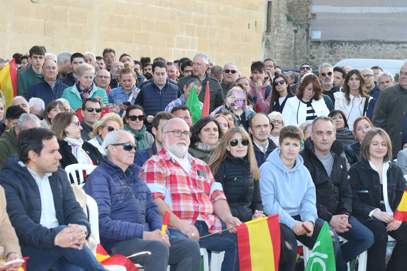 Las imágenes de Abascal en Logroño