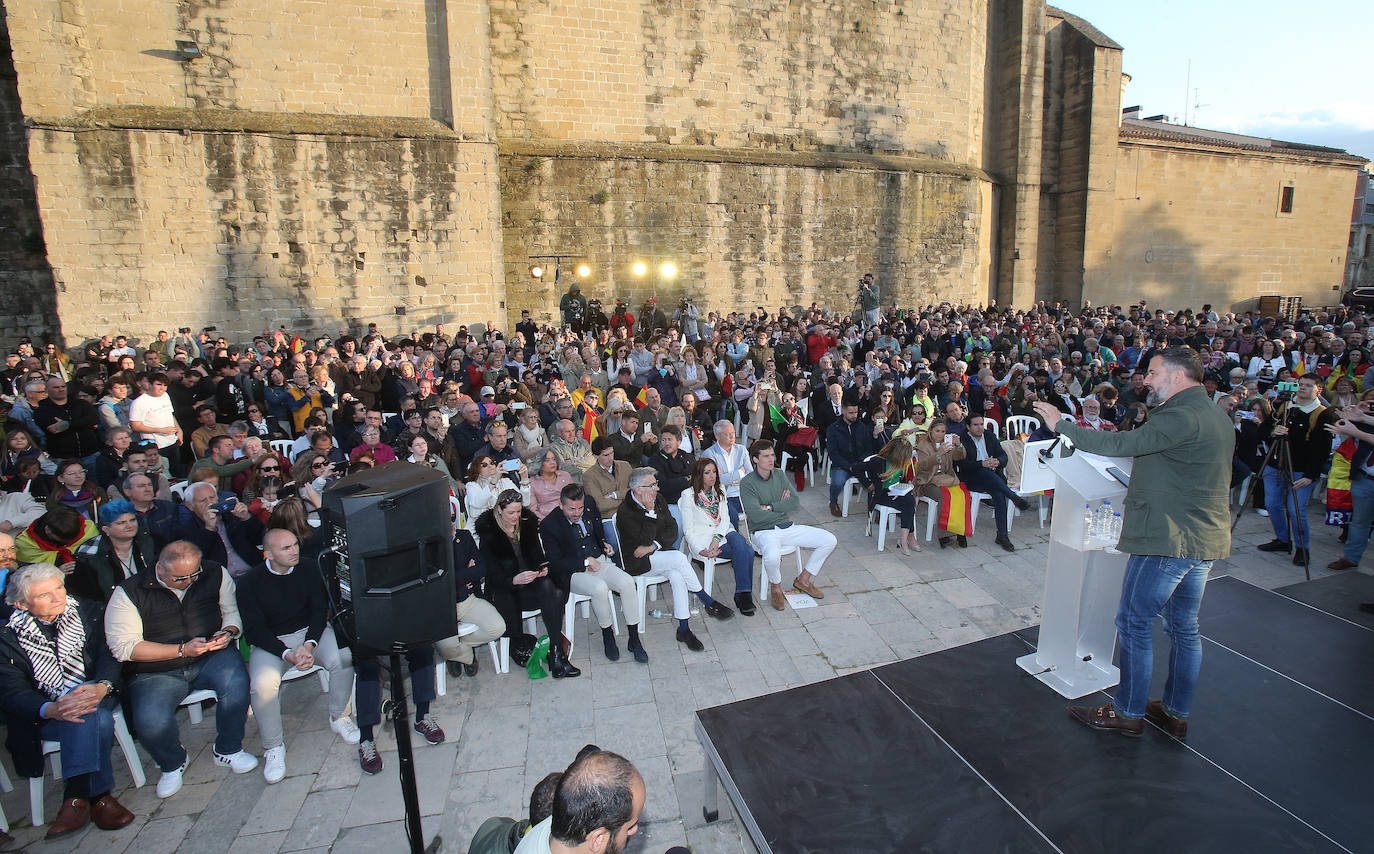 Las imágenes de Abascal en Logroño