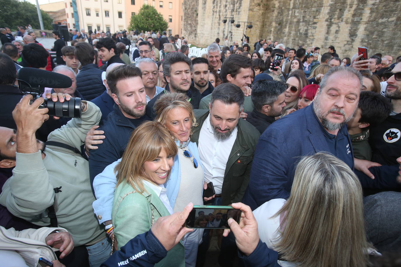 Las imágenes de Abascal en Logroño