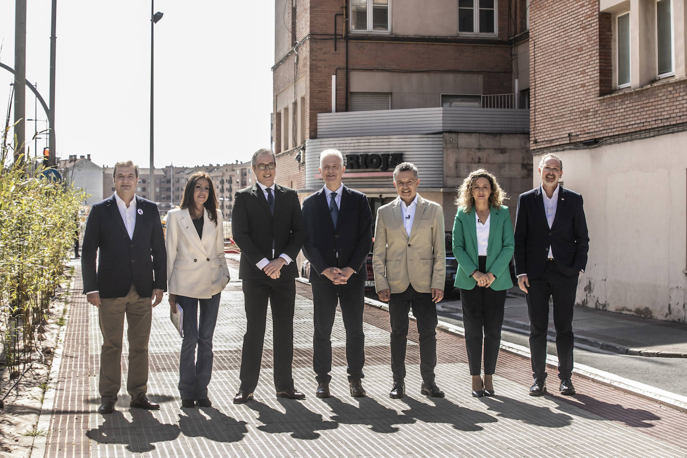 Las imágenes del debate electoral de Logroño en TVR