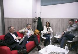 Las imágenes del debate electoral de Logroño en TVR