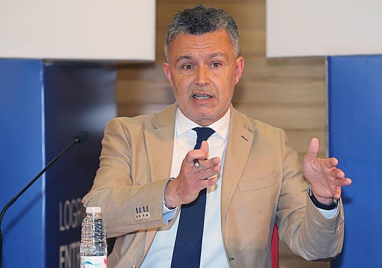 El candidato del PP al Ayuntamiento de Logroño, Conrado Escobar, en una imagen de archivo.