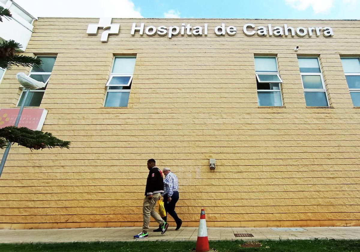 Entrada al Hospital de Calahorra.