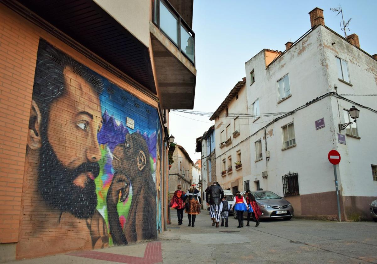 Esquina de las calles Las Parras y Barbacana de Villamediana de Iregua, que serán reurbanizadas.