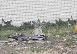 Zona donde está uno de los pozos.