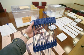 Material para la jornada electoral del próximo domingo.