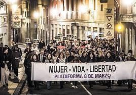 Manifestación en el Día Internacional contra la Violencia de Género, el pasado 25 de noviembre.