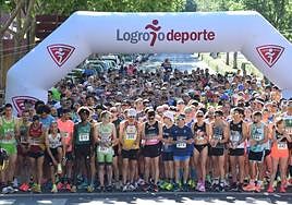 Los atletas esperan el pistoletazo de salida en la prueba del año pasado.