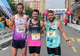 Nacho García y Gema Martín ganan la Media Maratón de La Rioja