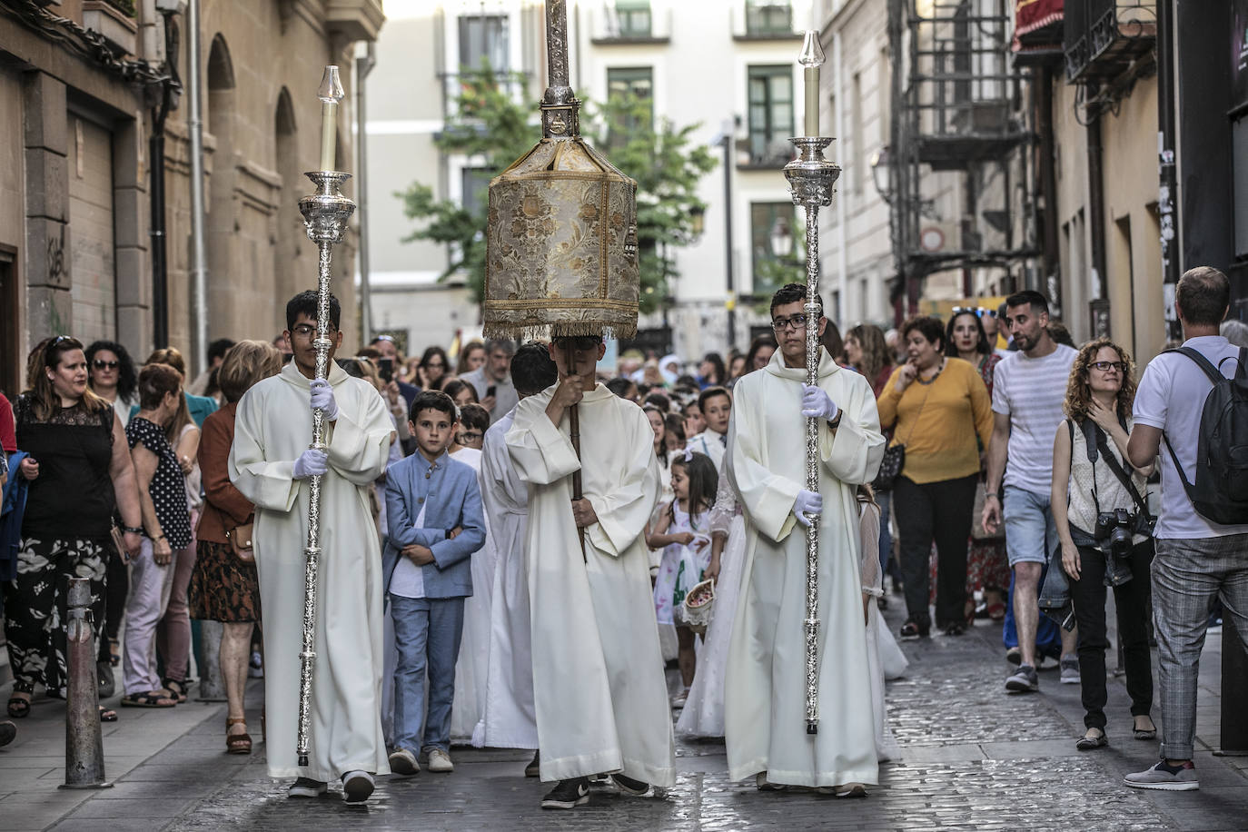 Imágenes del Corpus Christi en Logroño