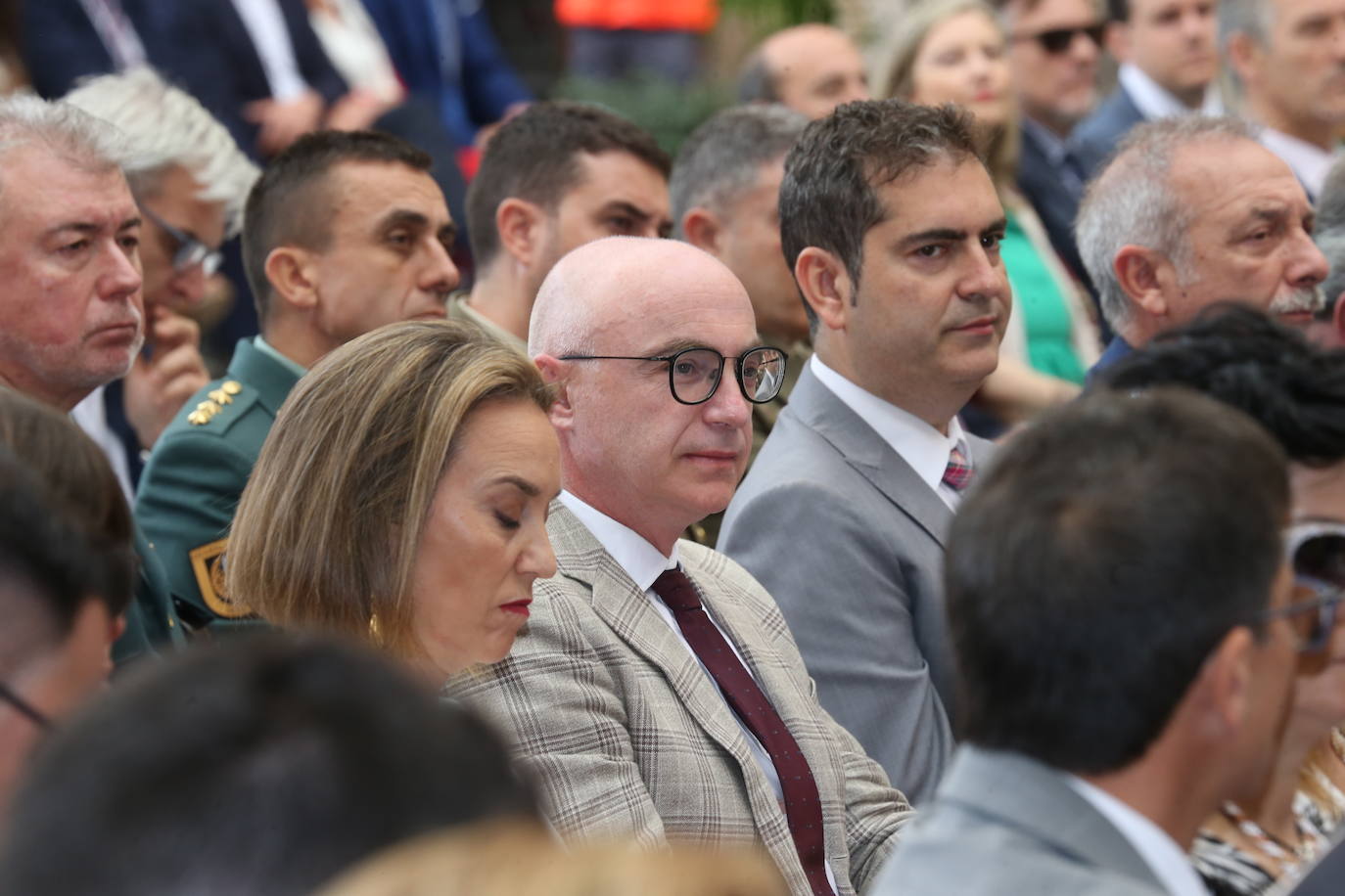 Invitados al acto del Día de La Rioja en el monasterio de Yuso.