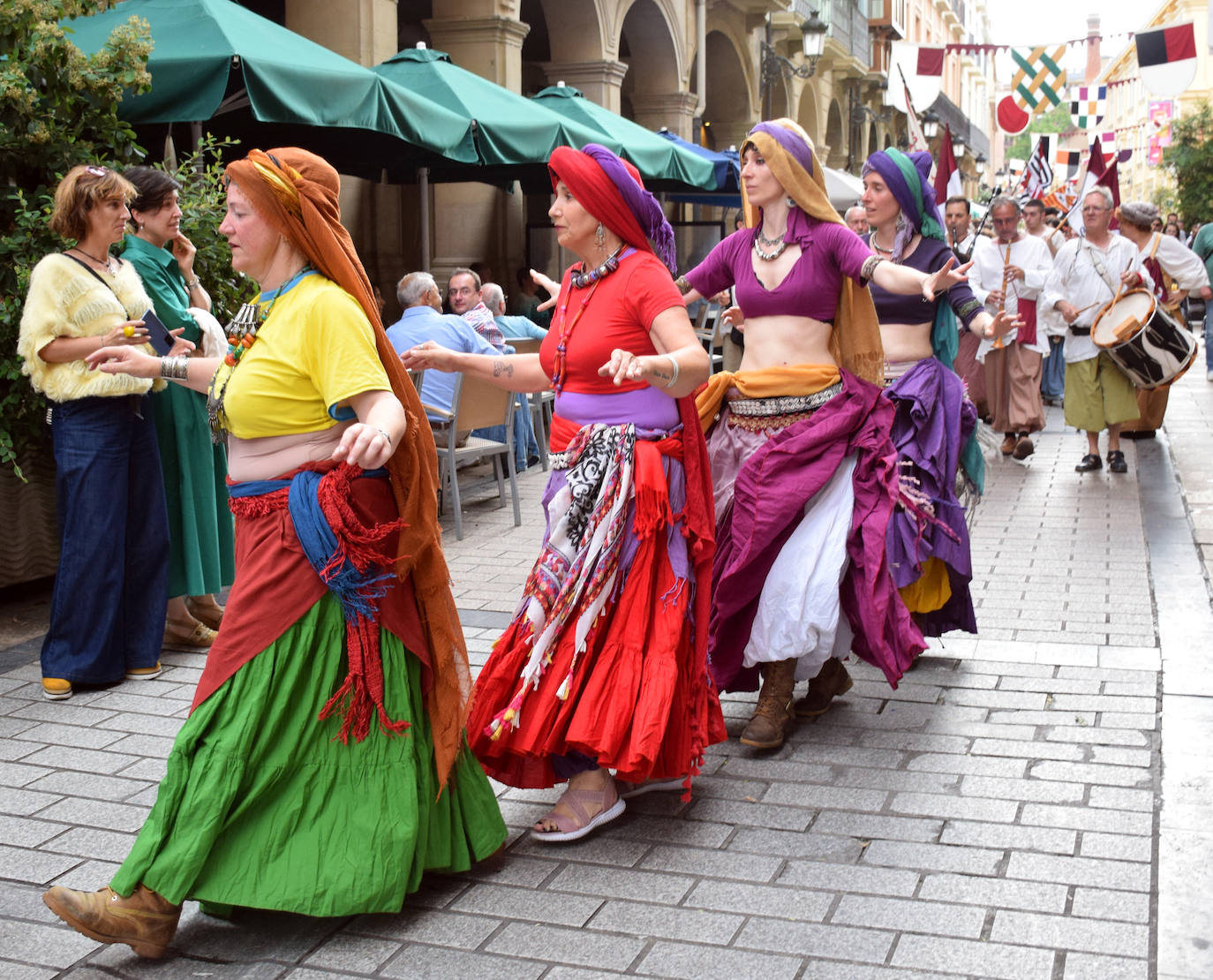 Recreación de la llegada de Carlos V