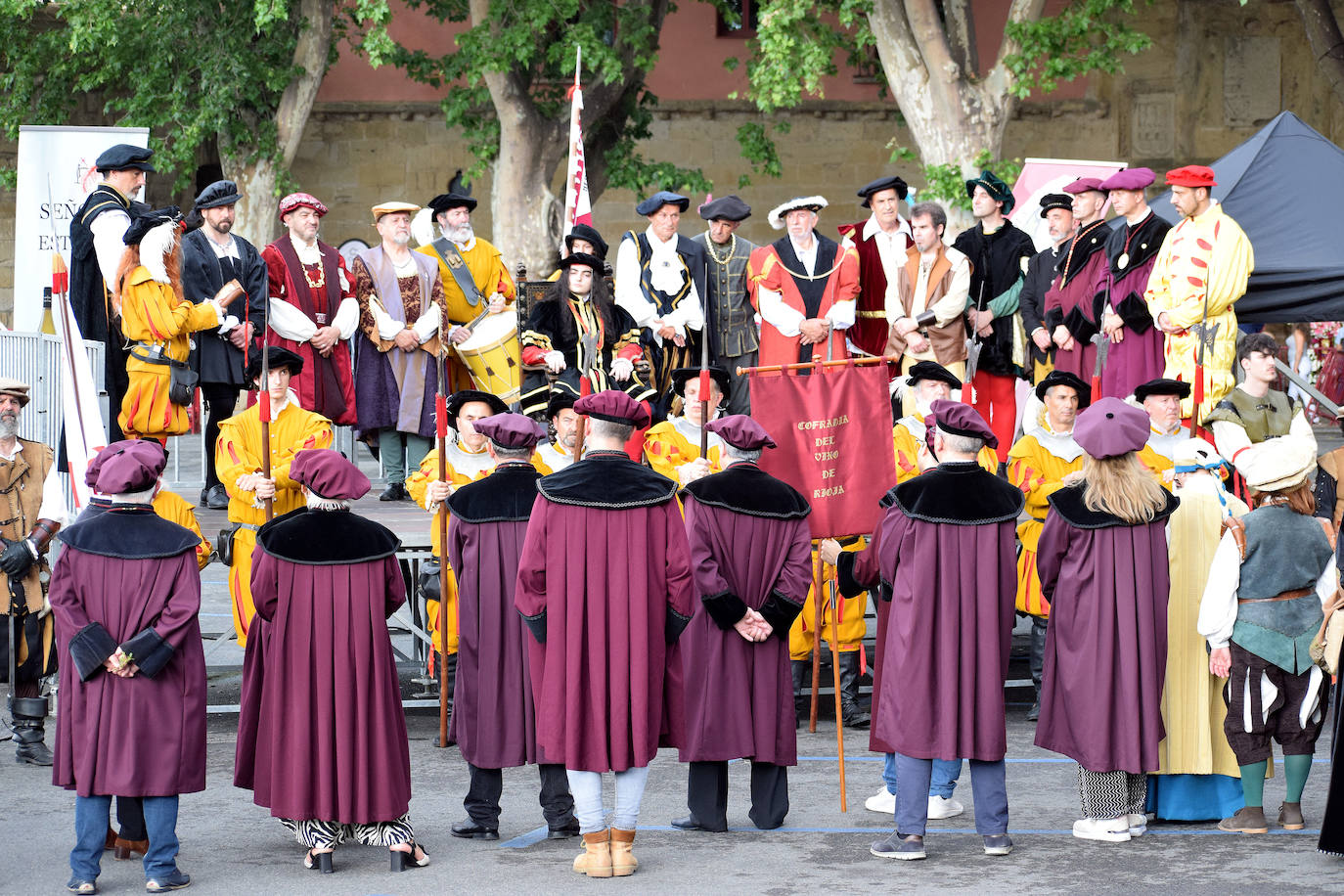 Recreación de la llegada de Carlos V