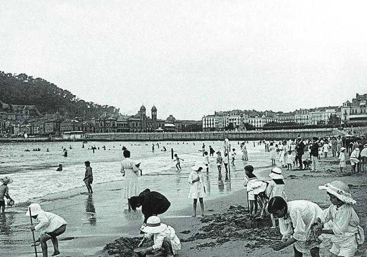 Playa de la Concha de San Sebastián.