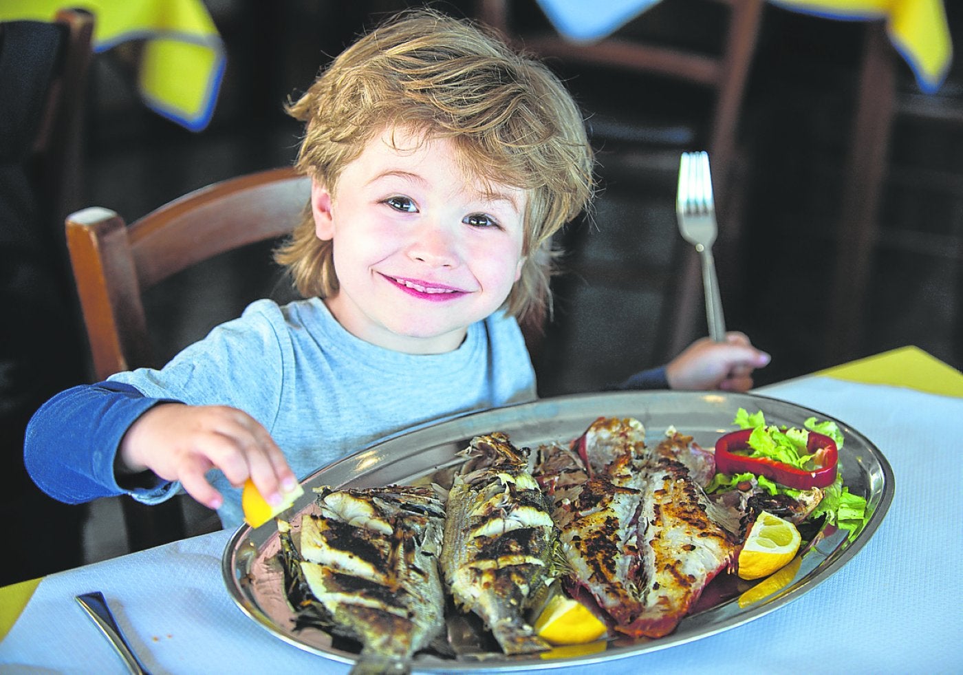 El pescado y los niños