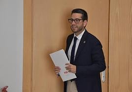 Javier García, alcalde de Arnedo.