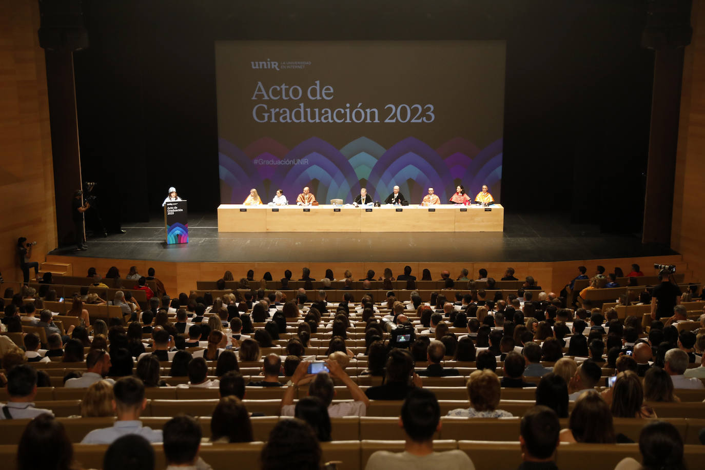 Graduación de los alumnos de UNIR