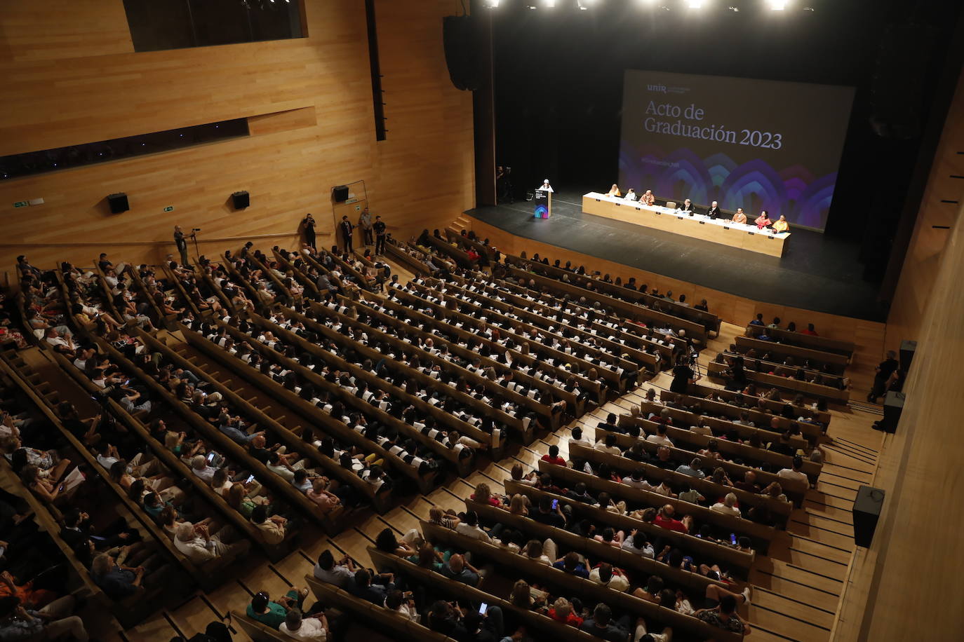 Graduación de los alumnos de UNIR