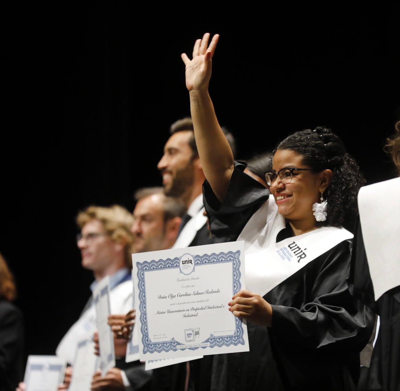 Graduación de los alumnos de UNIR