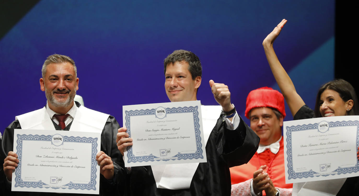 Graduación de los alumnos de UNIR