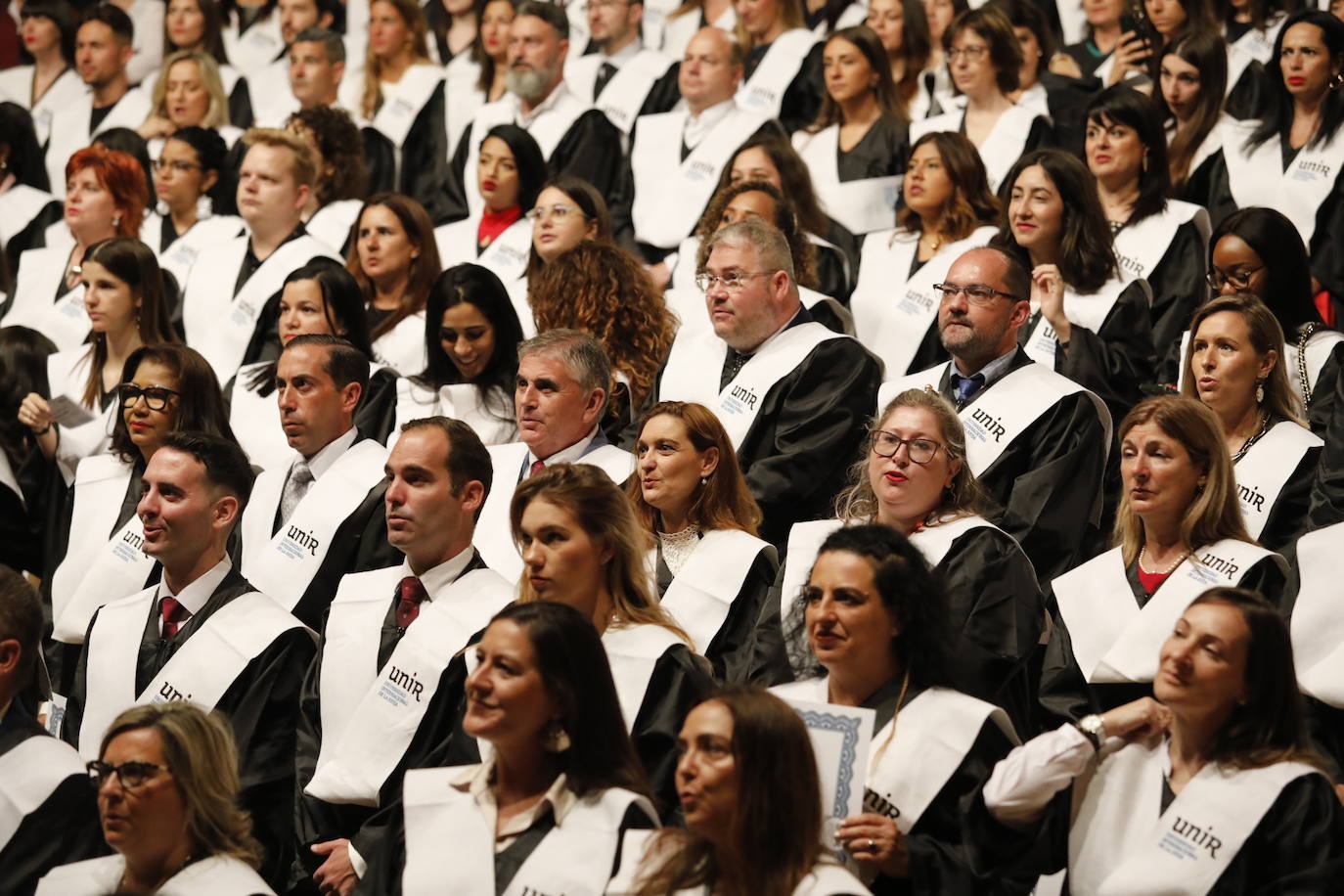 Graduación de los alumnos de UNIR