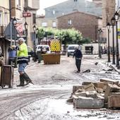 Las tormentas arrasan la comarca de Nájera y se ceban en Huércanos