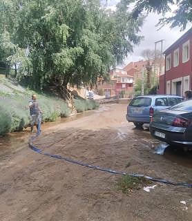 Imagen secundaria 2 - Uruñuela sufre la crecida de dos ríos