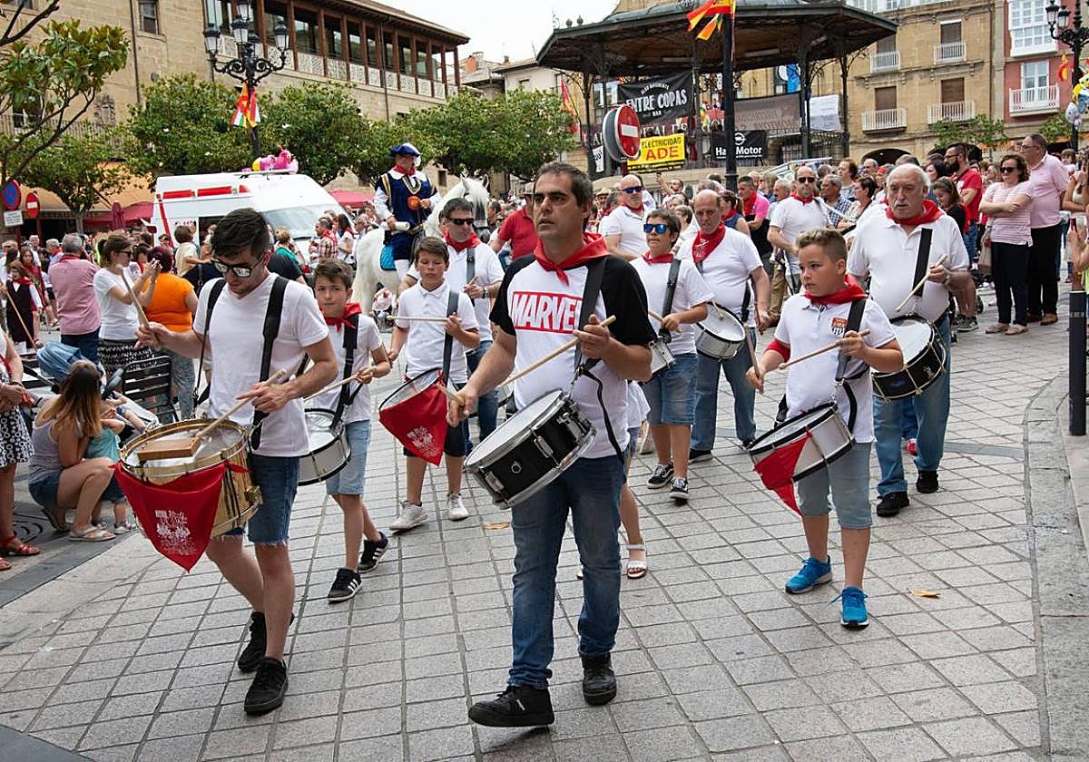 Una imagen de archivo del inicio de las fiestas jarreras.