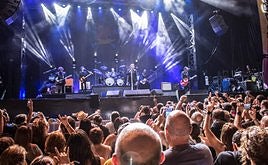 Concierto de Loquillo en la anterior edición de Rockland Fest.