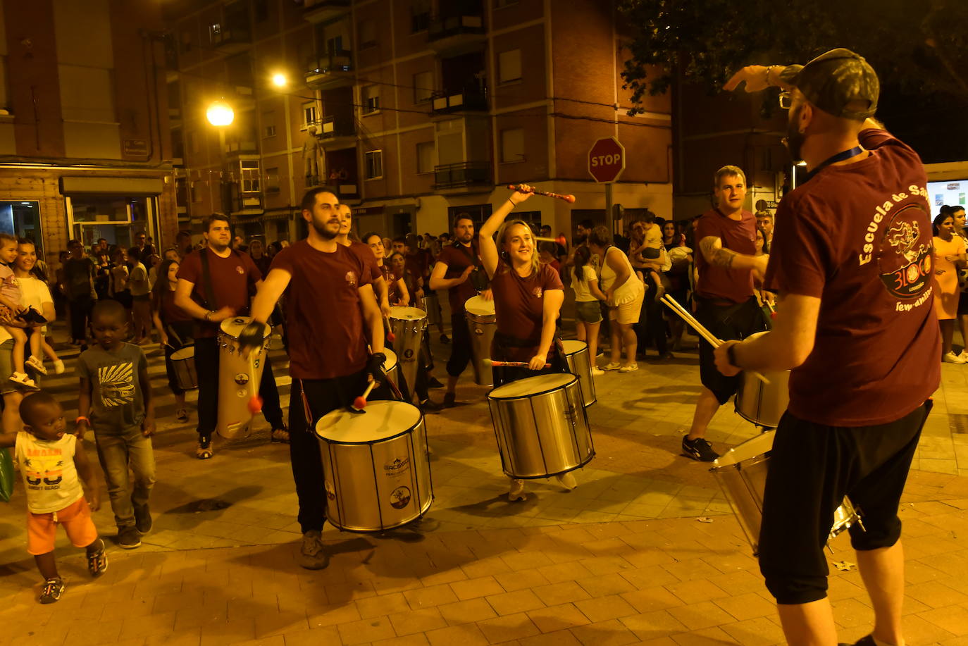 Hogueras en el barrio de La Estrella