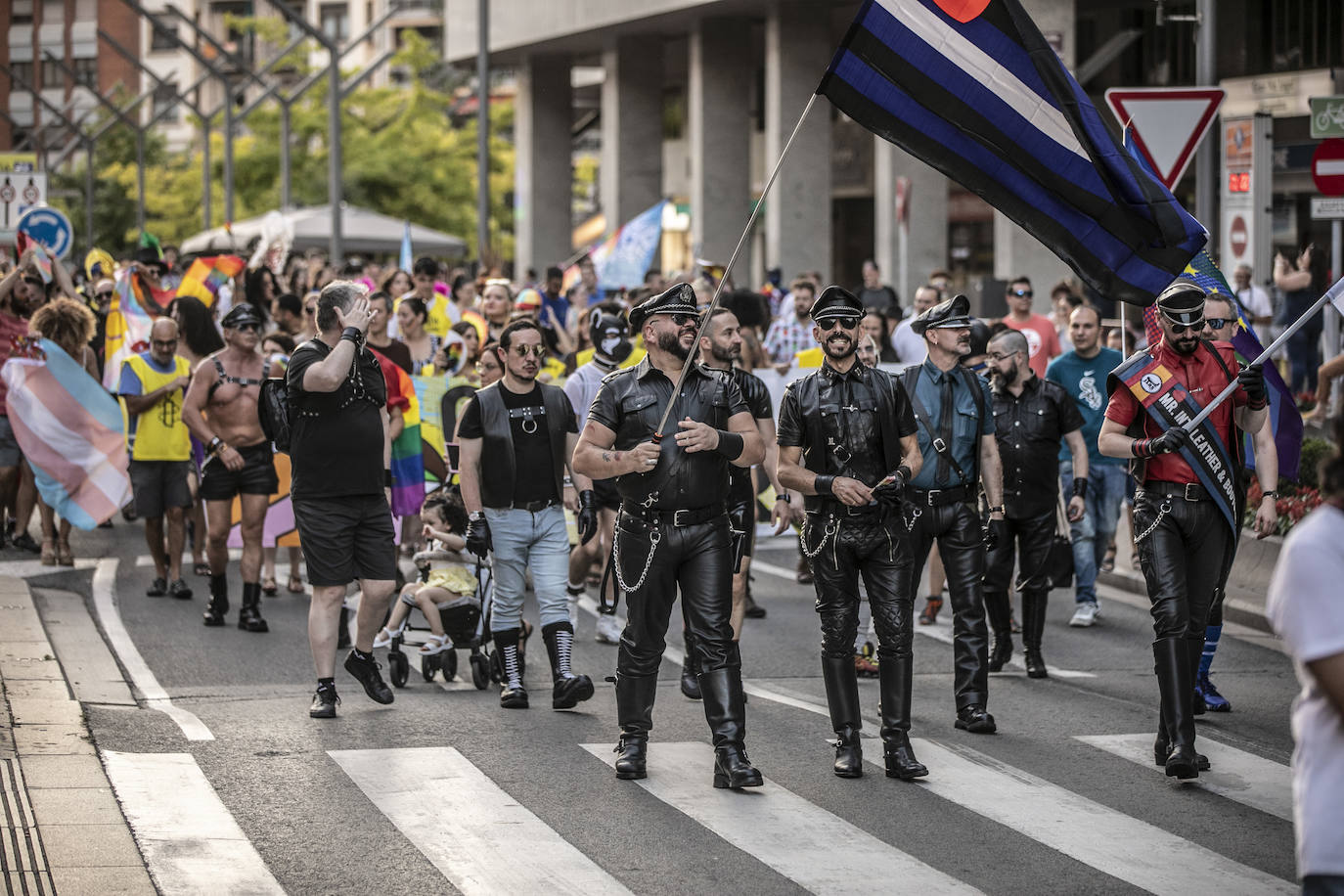 Manifestación del Orgullo LGTBIQ+ en Logroño