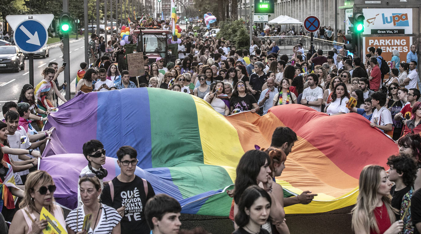 Manifestación del Orgullo LGTBIQ+ en Logroño