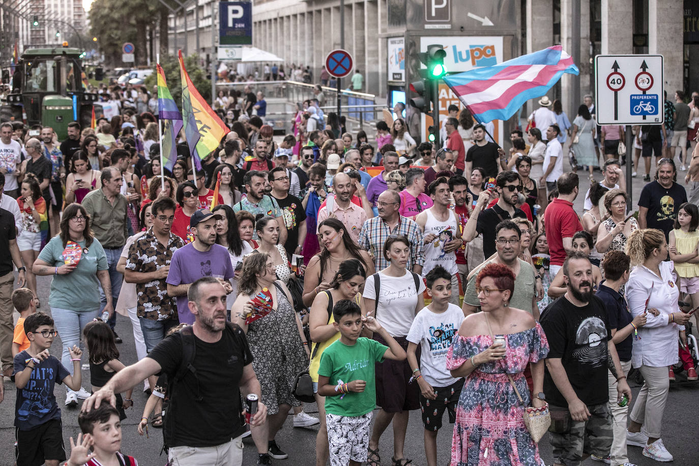 Manifestación del Orgullo LGTBIQ+ en Logroño