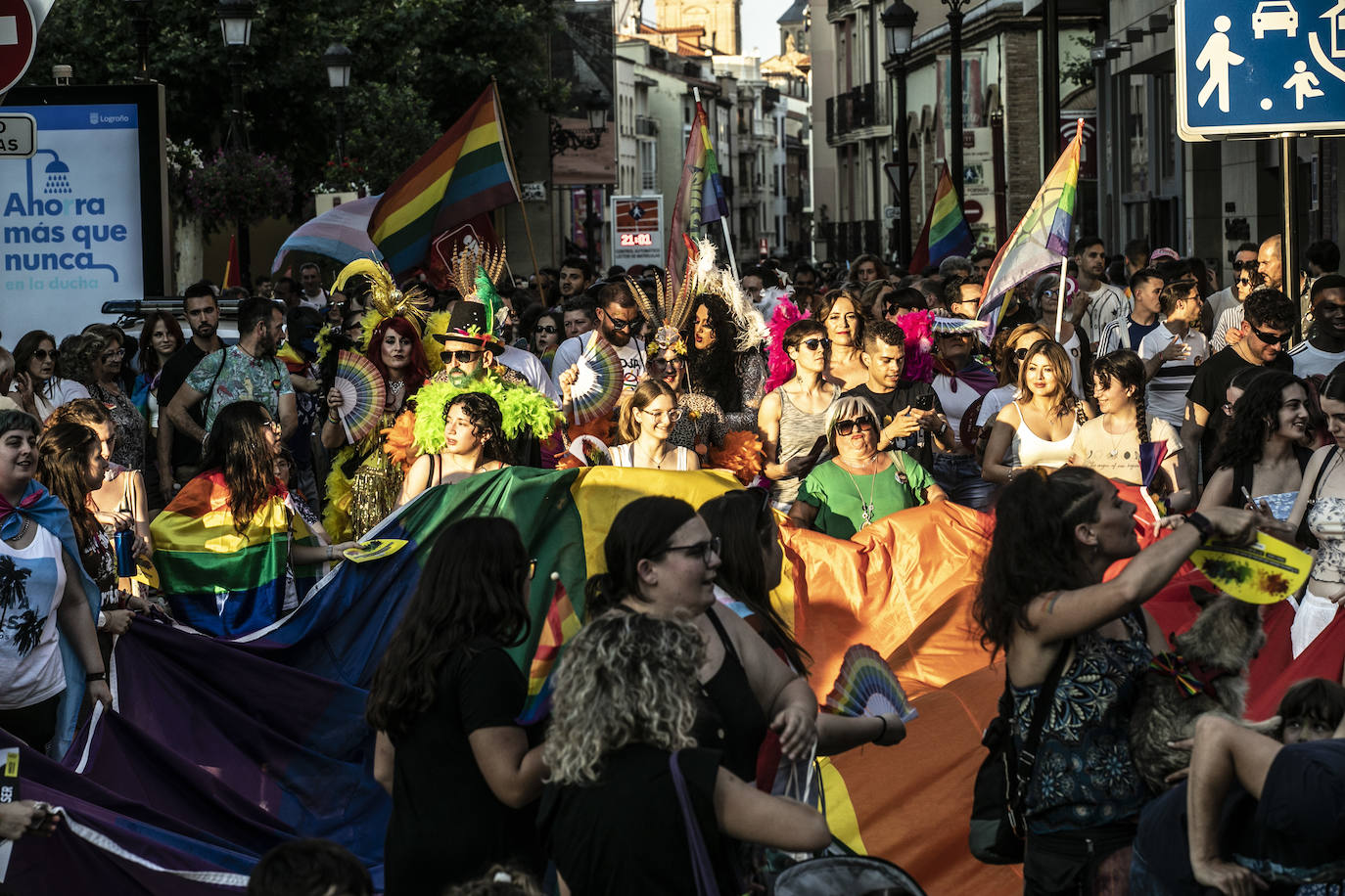 Manifestación del Orgullo LGTBIQ+ en Logroño