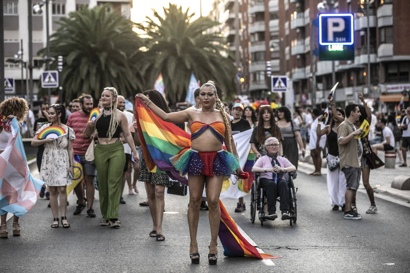 Manifestación del Orgullo LGTBIQ+ en Logroño