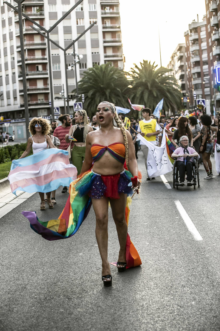 Manifestación del Orgullo LGTBIQ+ en Logroño