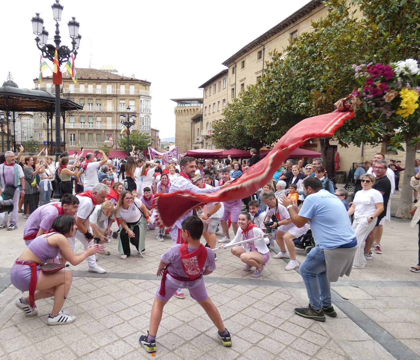 Haro celebra la Batalla del Vino infantil