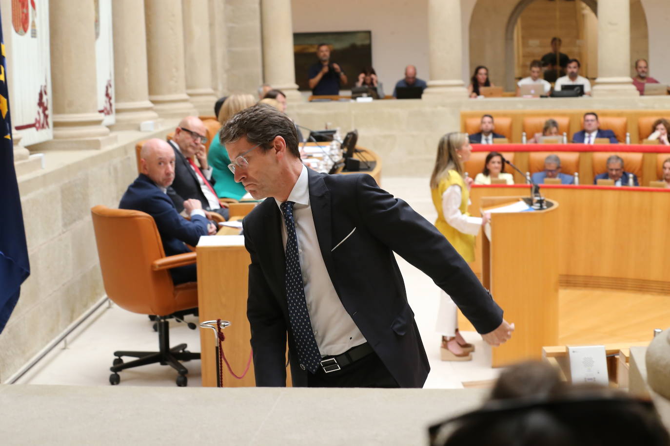 Gonzalo Capellán, en el pleno de investidura.