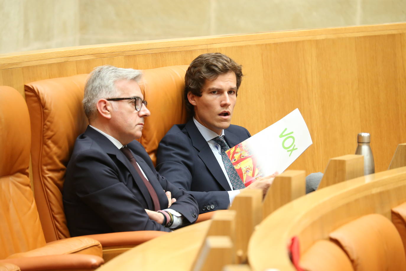 Héctor Alacid y Ángel Alda, diputados de Vox.