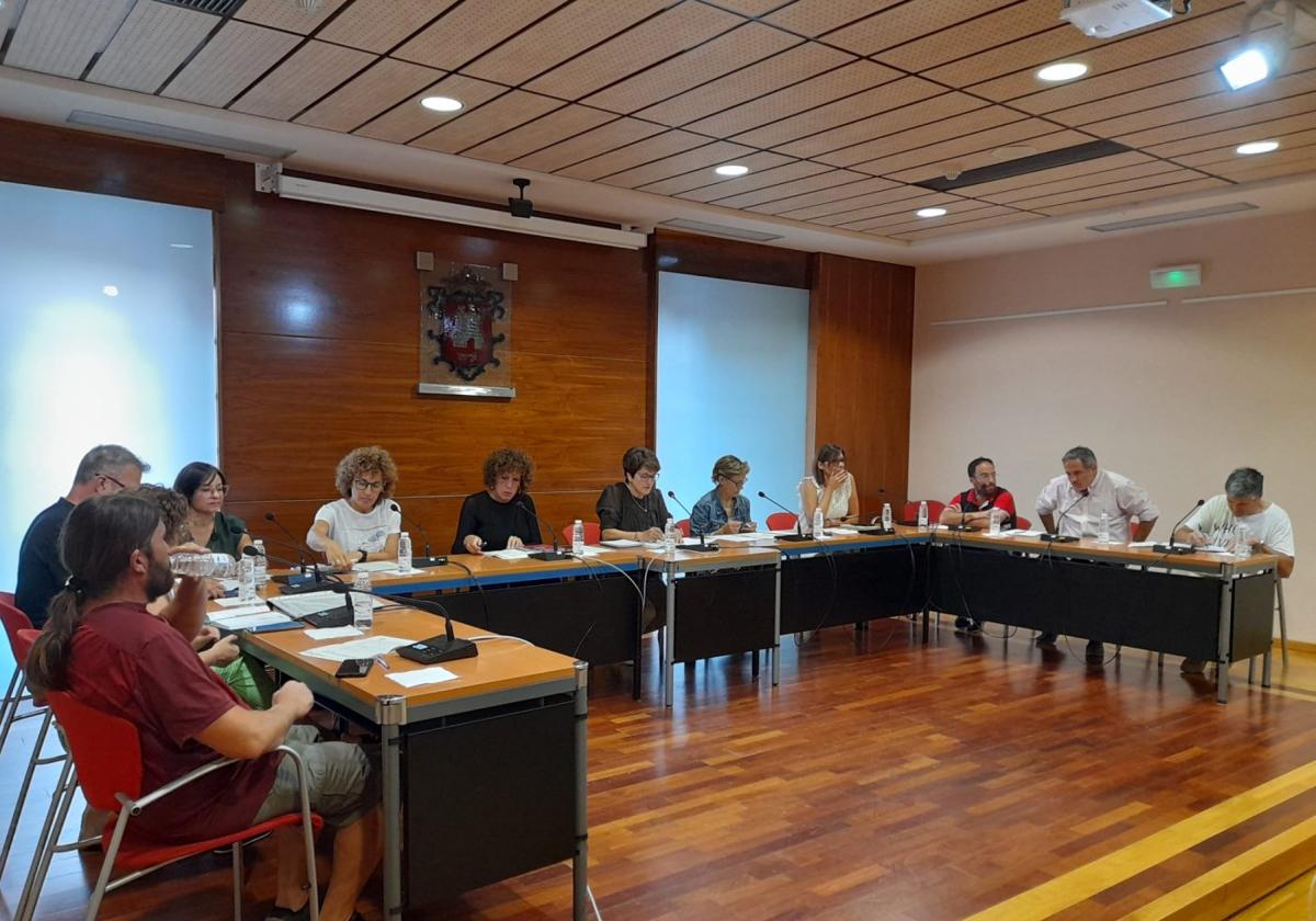 Pleno celebrado ayer en el Ayuntamiento de Alfaro.