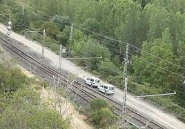 En los márgenes se instala una malla para sujetar la vegetación.